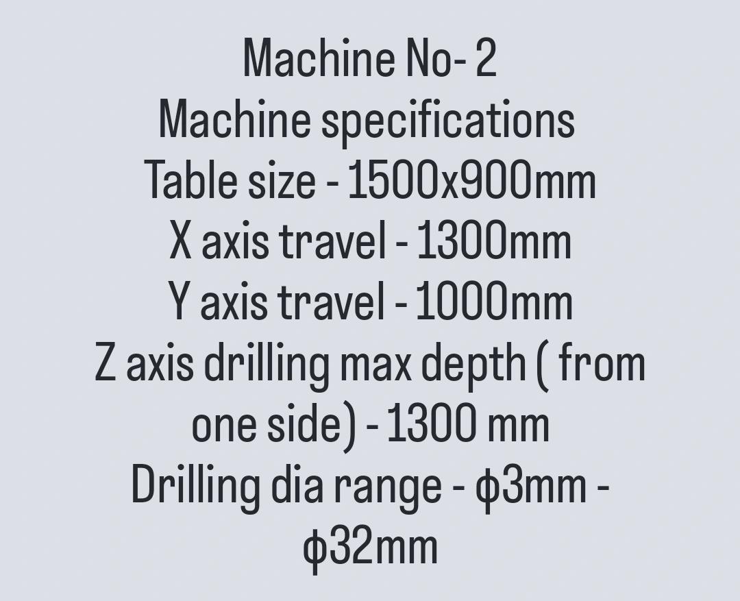 3 Axis CNC Gundrill Machine